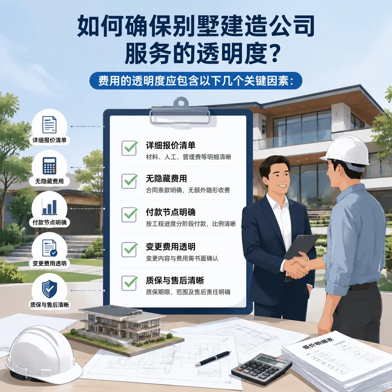 在 镇远 如何确保别墅建造公司服务的透明度？