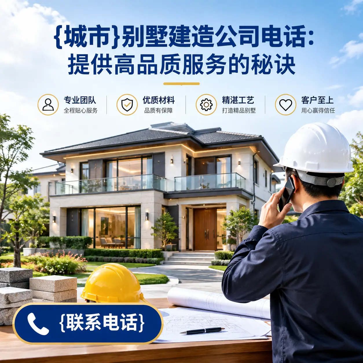 镇远别墅建造公司电话:提供高品质服务的秘诀