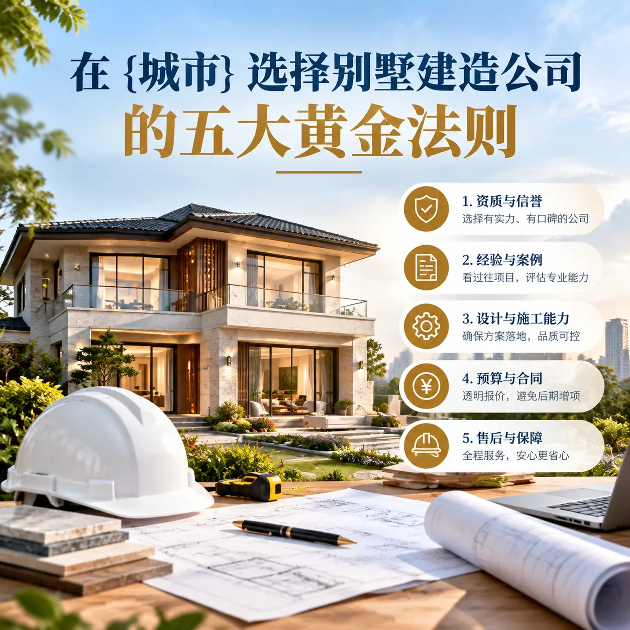 在 镇远 选择别墅建造公司的五大黄金法则