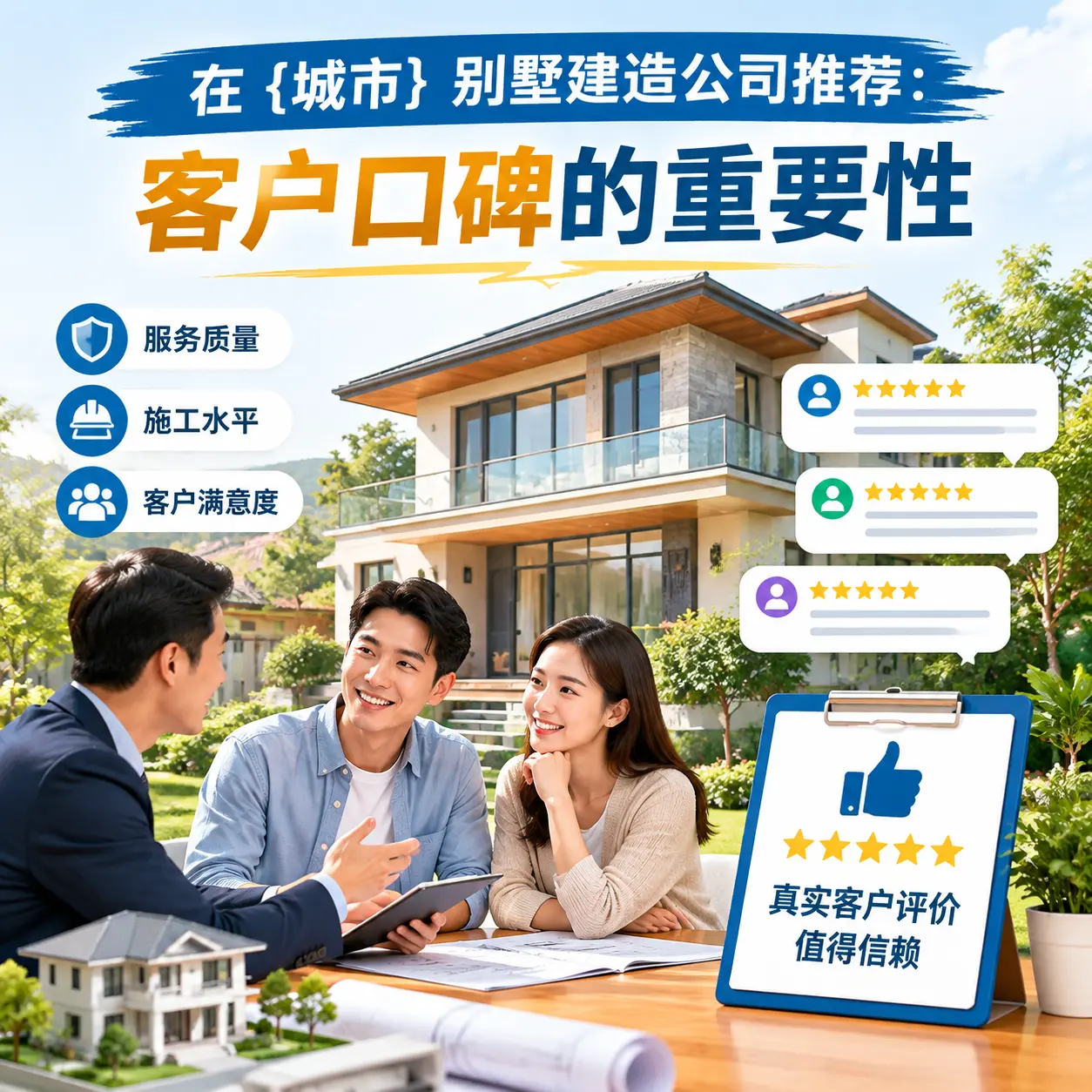 在 镇远 别墅建造公司推荐:客户口碑的重要性