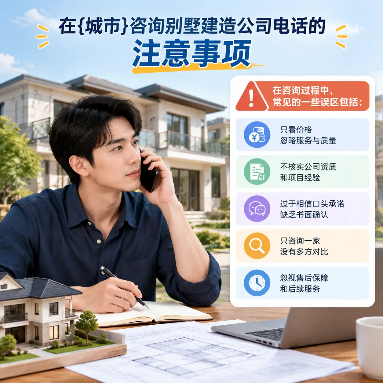 在镇远咨询别墅建造公司电话的注意事项